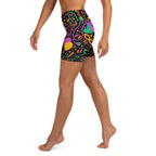 Mardi Gras Yoga Shorts