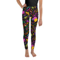 Mardi Gras Youth Leggings