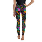 Mardi Gras Youth Leggings