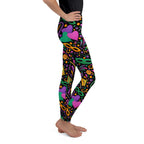 Mardi Gras Youth Leggings