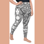 Meditation Zen Plus Size Leggings