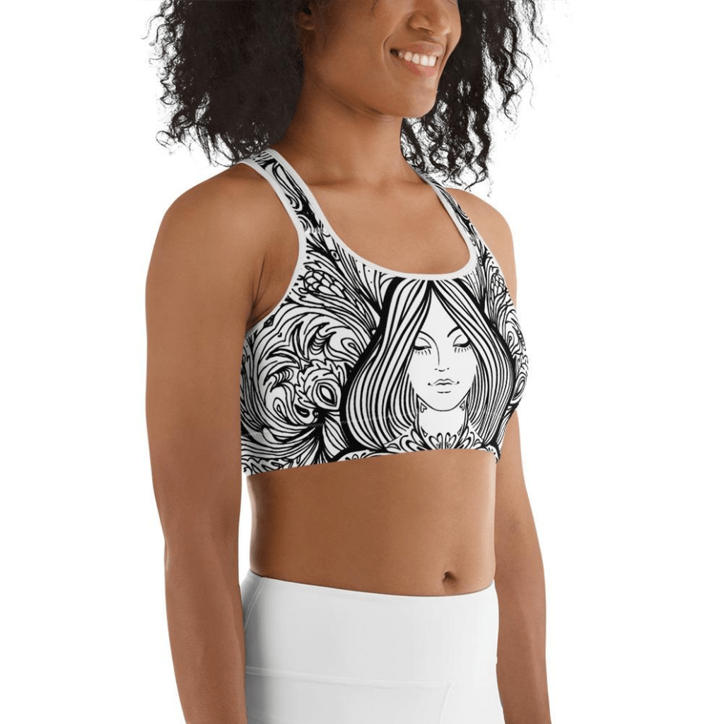 Meditation Zen Sports Bra