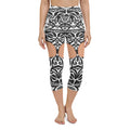 Medium Tone Cute Suspenders Yoga Capris