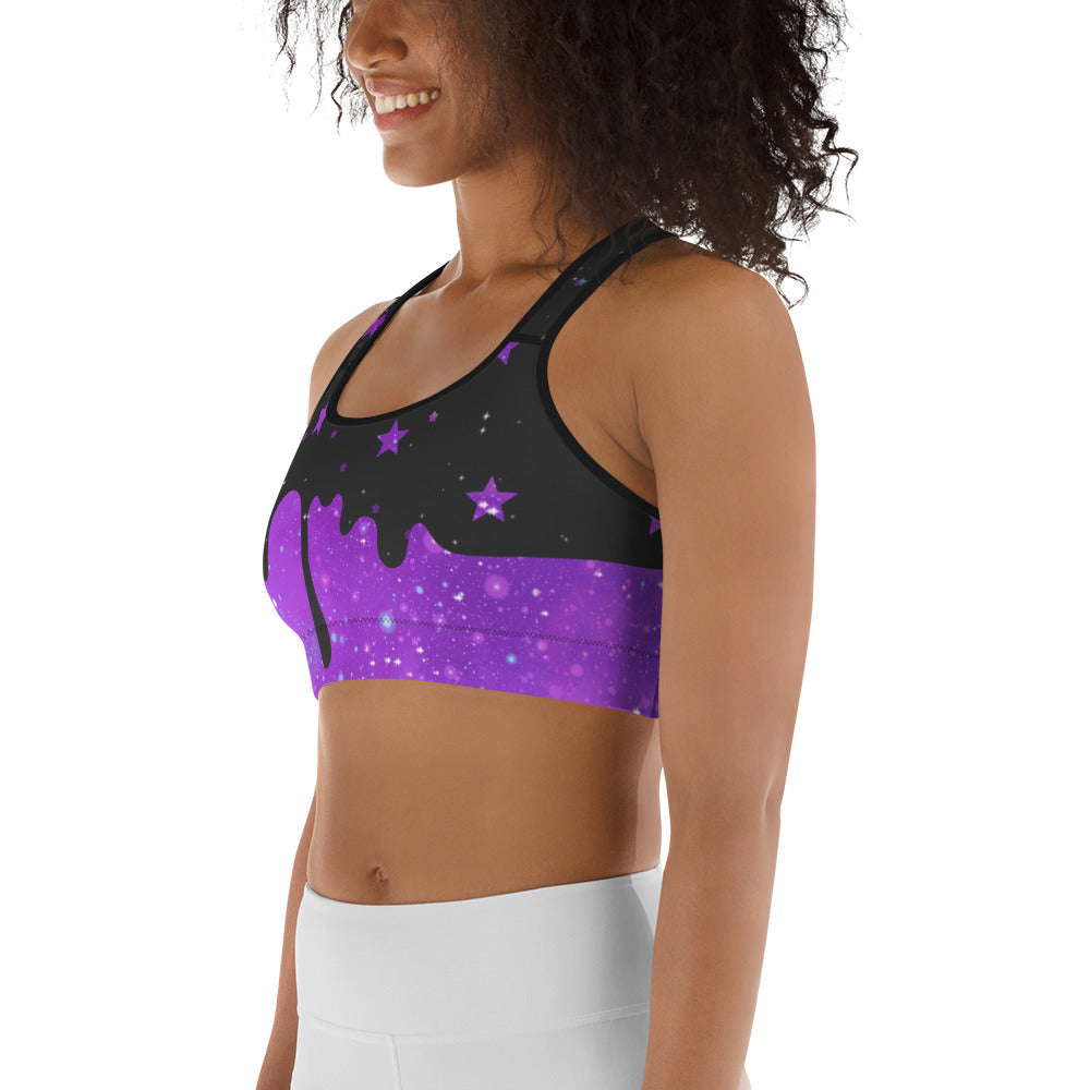 Melting Galaxy Sports Bra