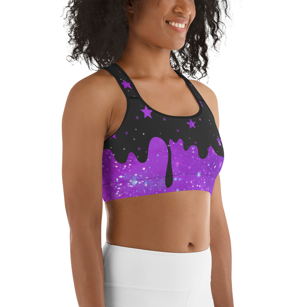 Melting Galaxy Sports Bra