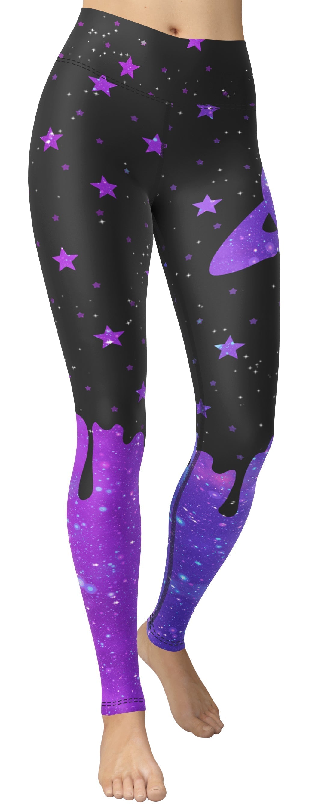 Melting Galaxy Yoga Leggings