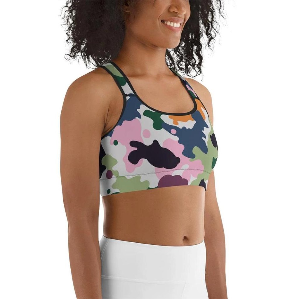 Modern Camo Sports Bra
