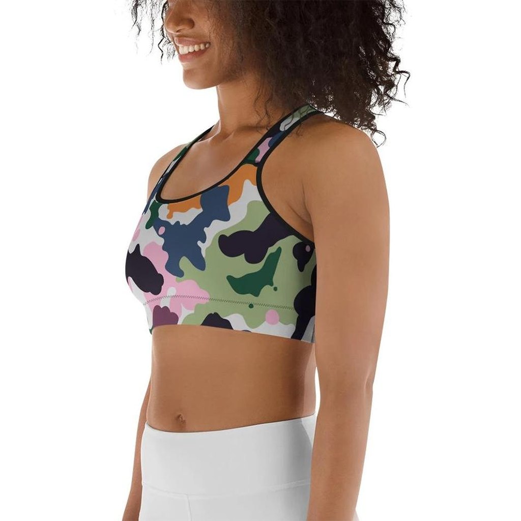 Modern Camo Sports Bra