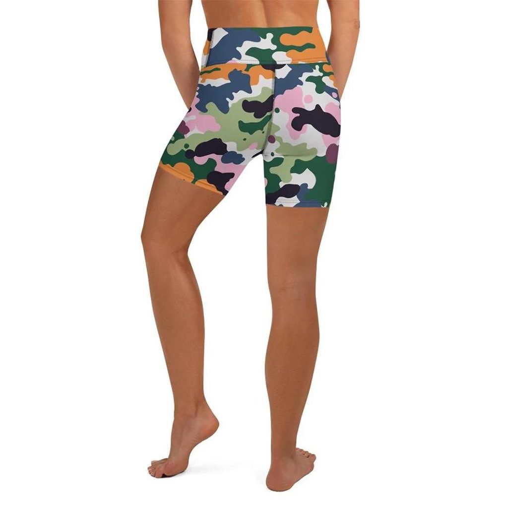 Modern Camo Yoga Shorts