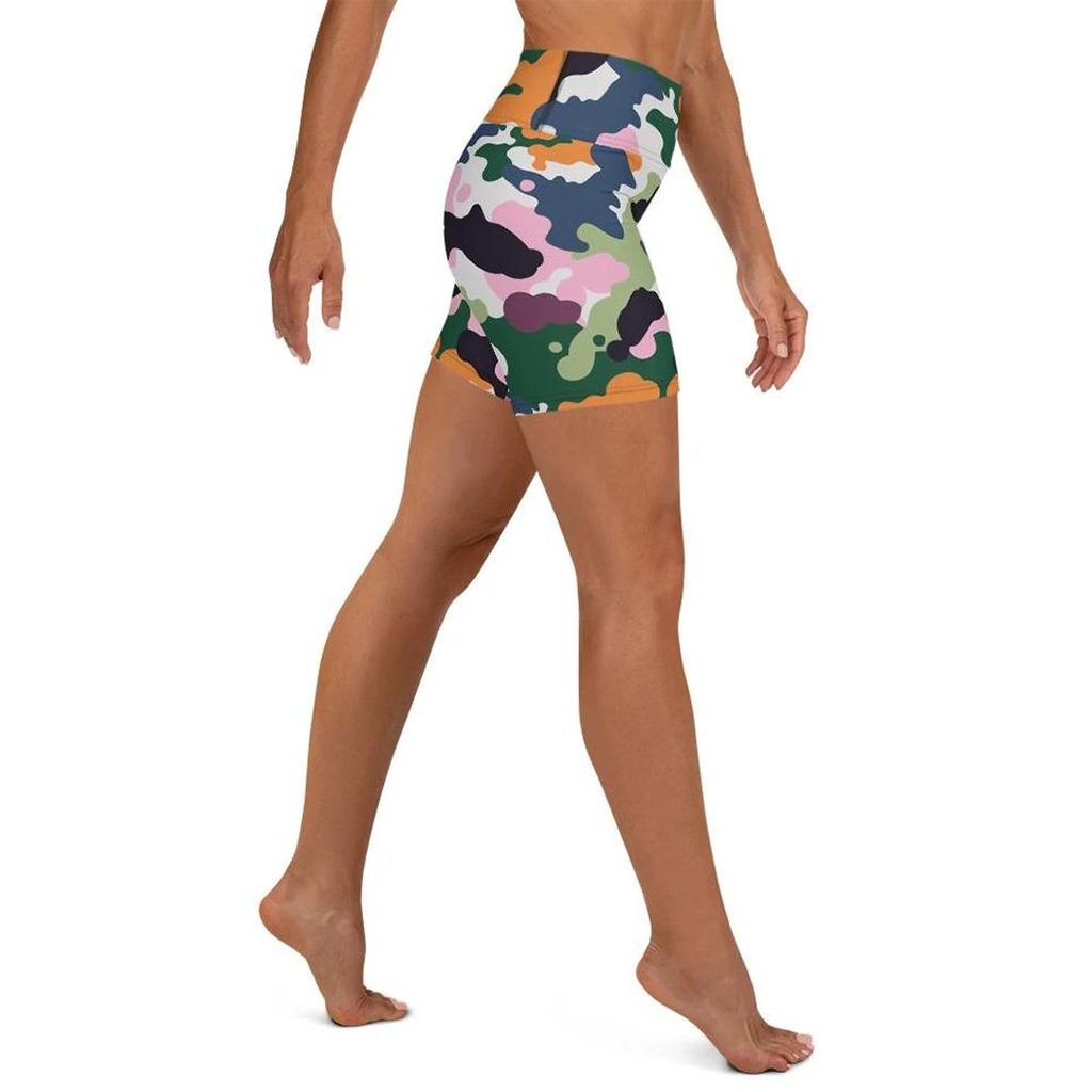 Modern Camo Yoga Shorts