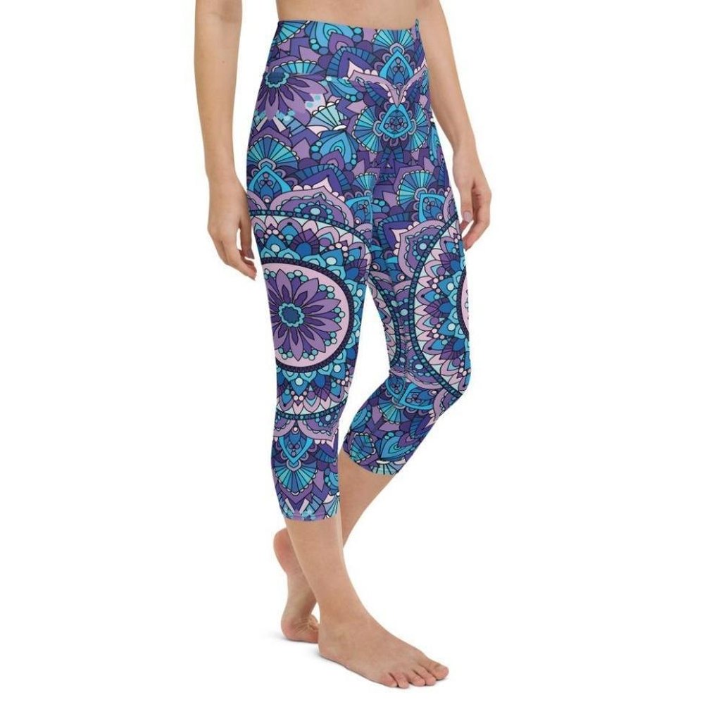 Mosaic Pattern Yoga Capris