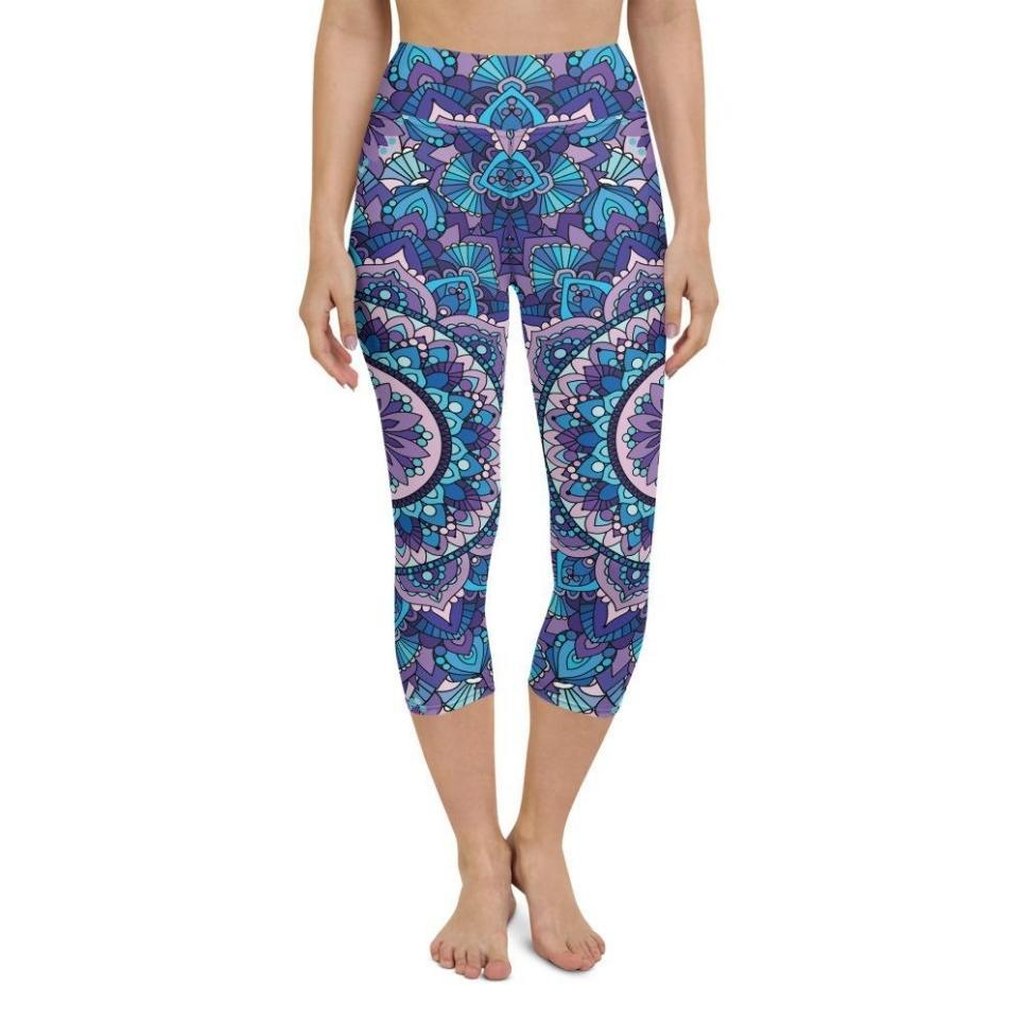 Mosaic Pattern Yoga Capris