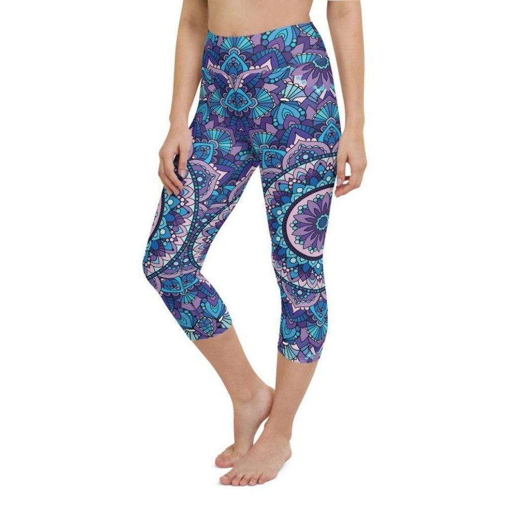 Mosaic Pattern Yoga Capris