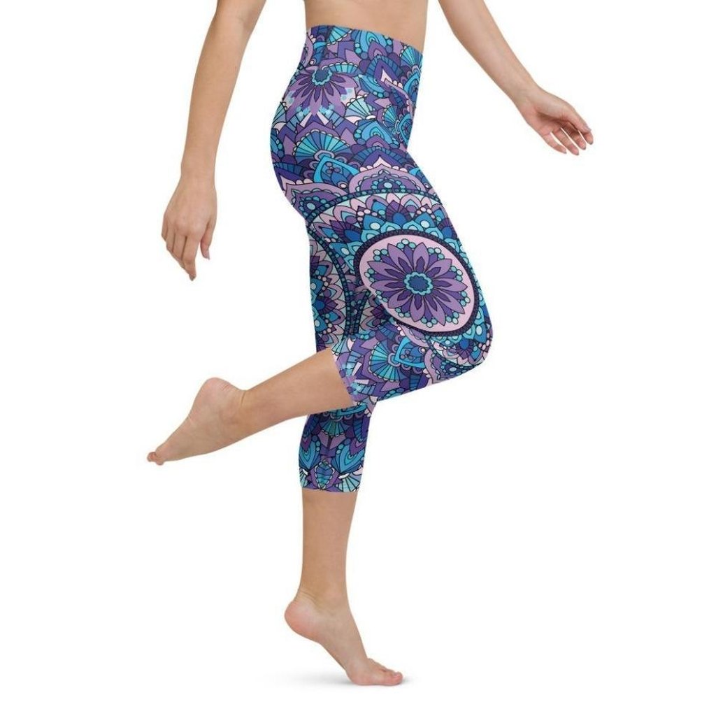 Mosaic Pattern Yoga Capris