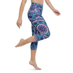 Mosaic Pattern Yoga Capris