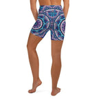 Mosaic Pattern Yoga Shorts
