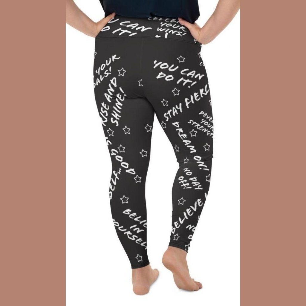 Motivational Plus Size Leggings