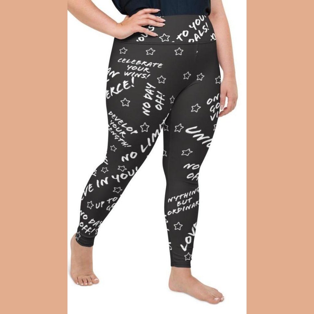 Motivational Plus Size Leggings