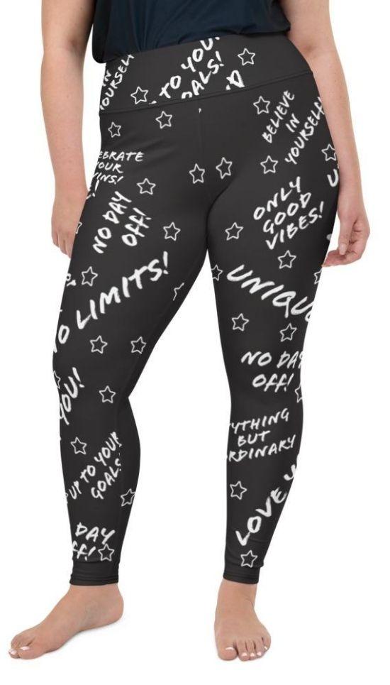 Motivational Plus Size Leggings