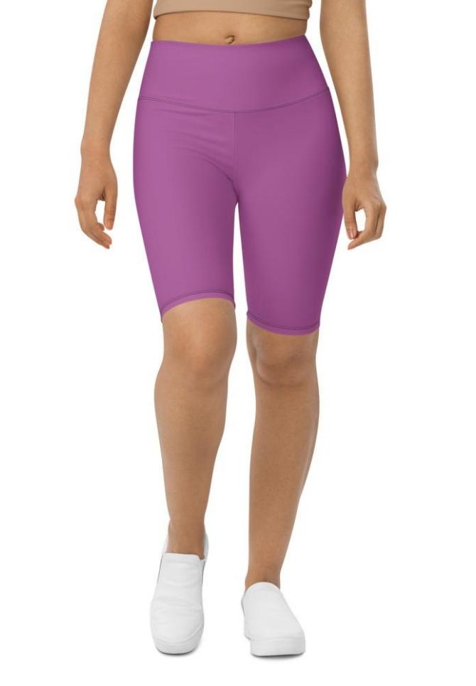 Mulberry Purple Biker Shorts