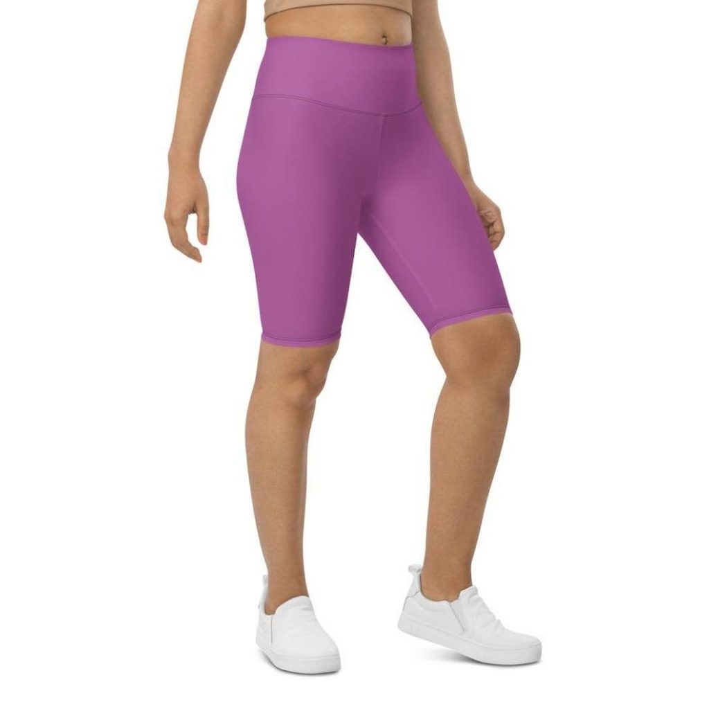 Mulberry Purple Biker Shorts