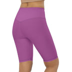 Mulberry Purple Biker Shorts