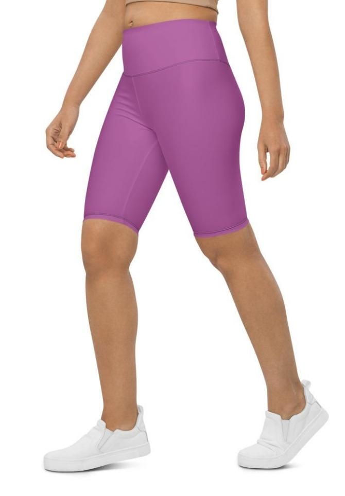 Mulberry Purple Biker Shorts
