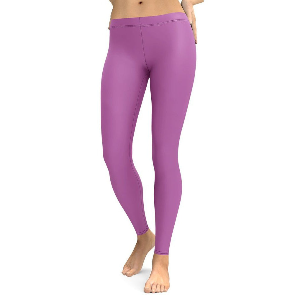 Movement-Friendly Mulberry Purple Leggings | FIERCEPULSE