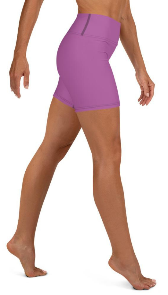 Mulberry Purple Yoga Shorts