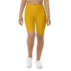 Mustard Yellow Biker Shorts
