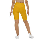Mustard Yellow Biker Shorts
