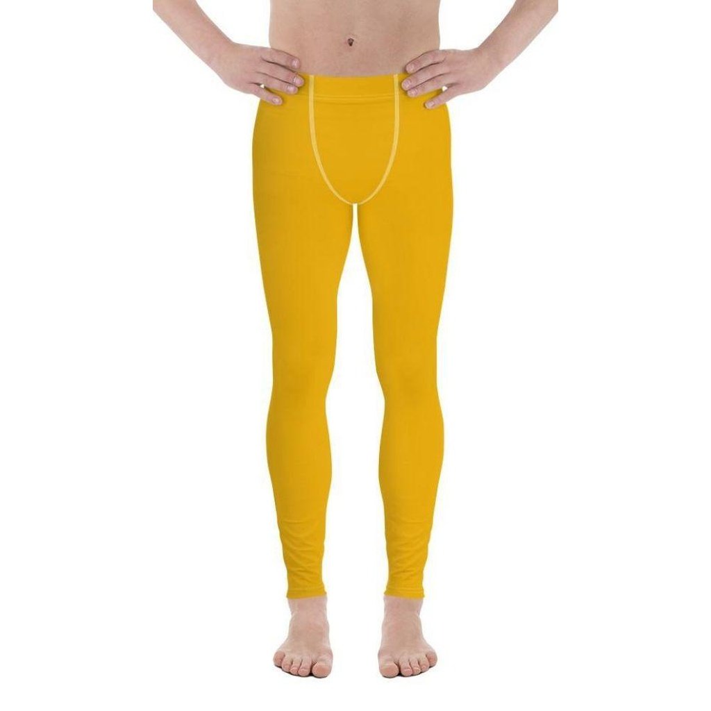 Mustard Yellow Men's Leggings