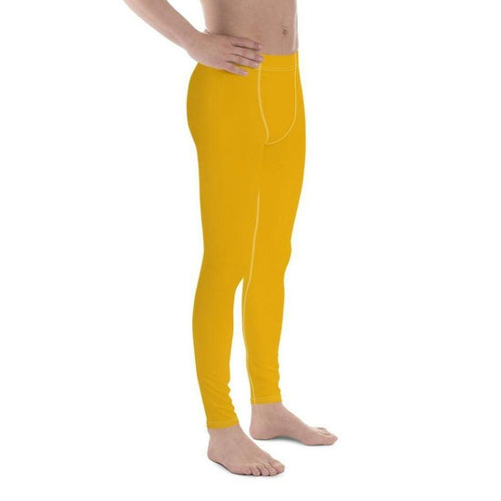 Mustard Yellow Men's Leggings