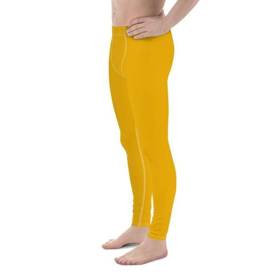 Mustard Yellow Men's Leggings