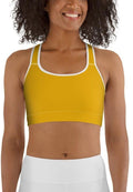 Mustard Yellow Sports Bra
