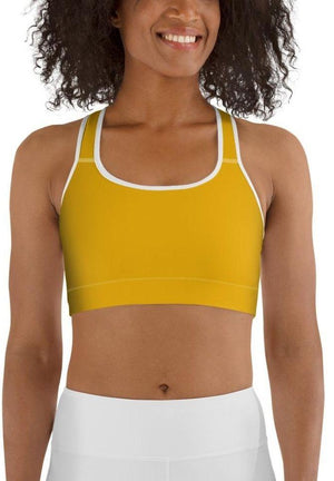 Mustard Yellow Sports Bra