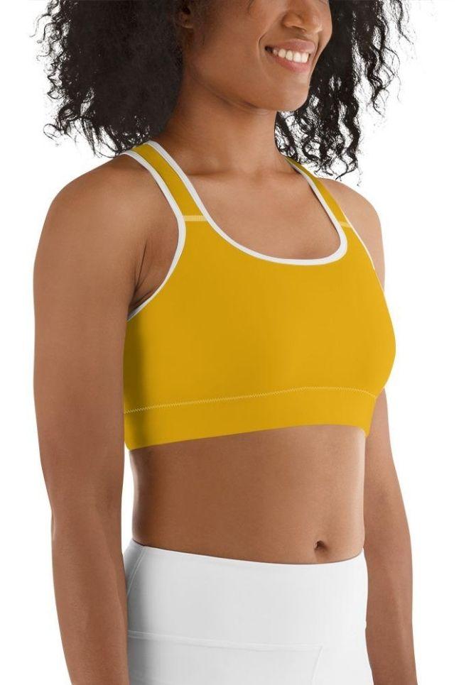 Mustard Yellow Sports Bra