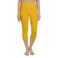 Mustard Yellow Yoga Capris