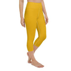 Mustard Yellow Yoga Capris