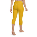 Mustard Yellow Yoga Capris