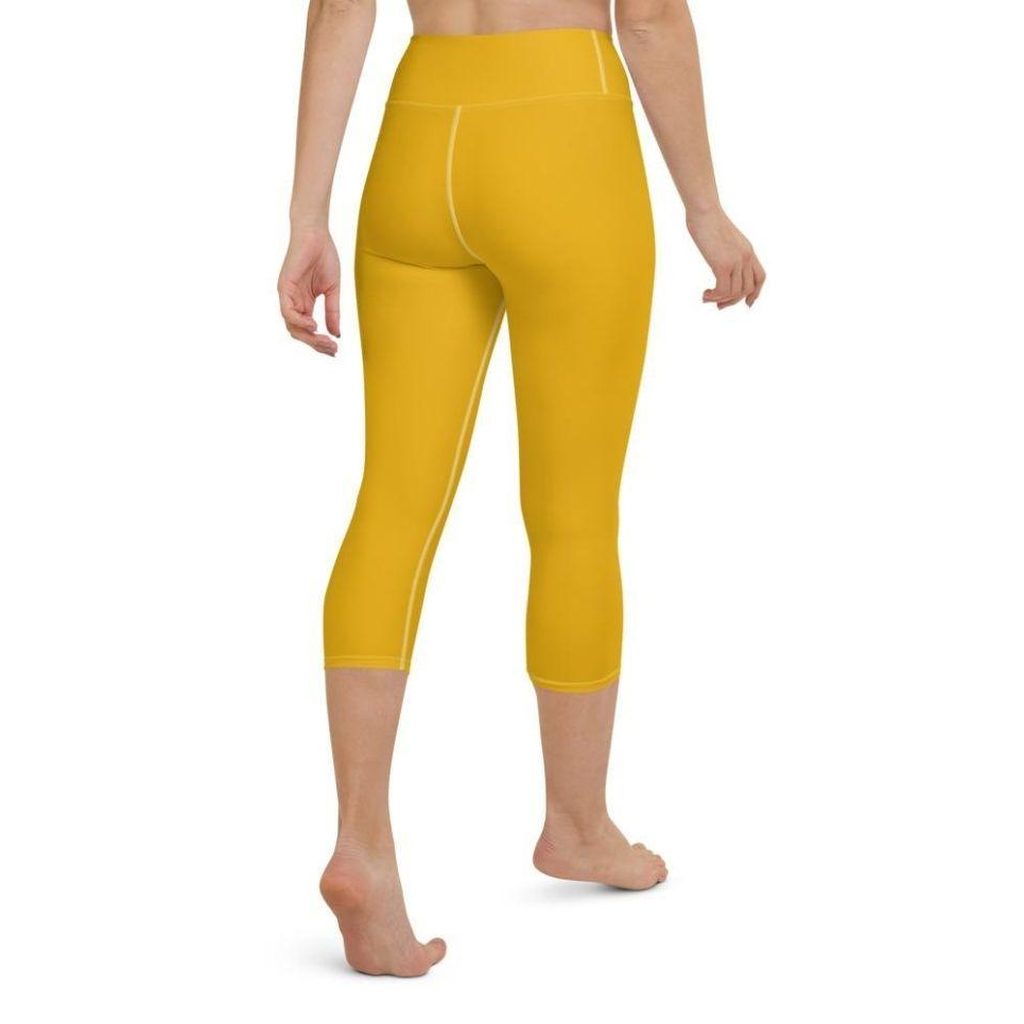 Mustard Yellow Yoga Capris
