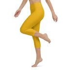 Mustard Yellow Yoga Capris