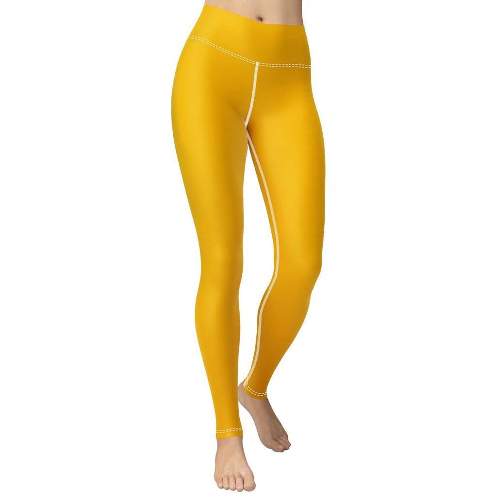 Mustard Yellow Yoga Leggings