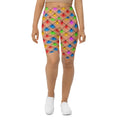 Naughty Christmas Lights Biker Shorts