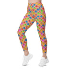 Naughty Christmas Lights Leggings With Pockets