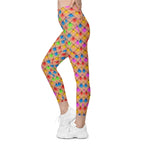 Naughty Christmas Lights Leggings With Pockets