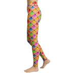 Naughty Christmas Lights Yoga Leggings