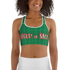 Naughty or Nice Sports Bra