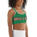 Naughty or Nice Sports Bra