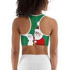Naughty or Nice Sports Bra
